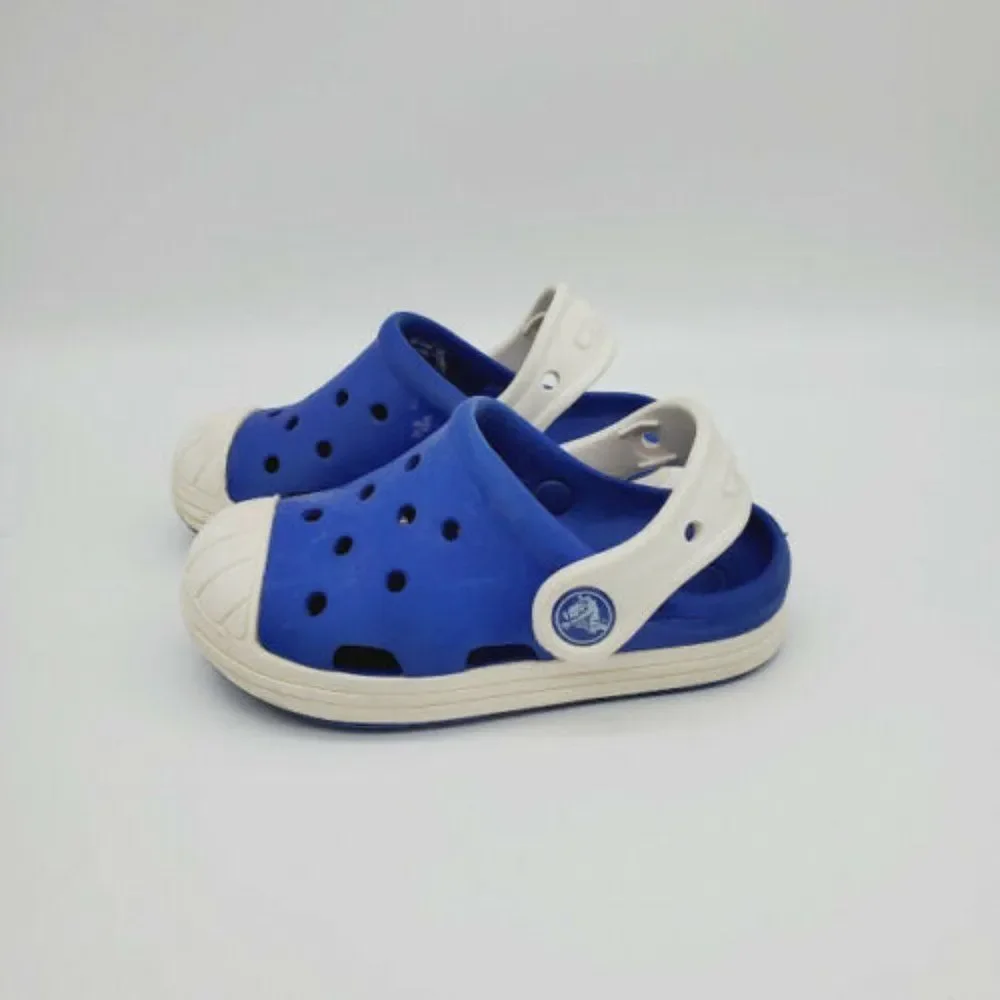 Crocs Unisex Kids Perforated Slingback Clogs Sz 8